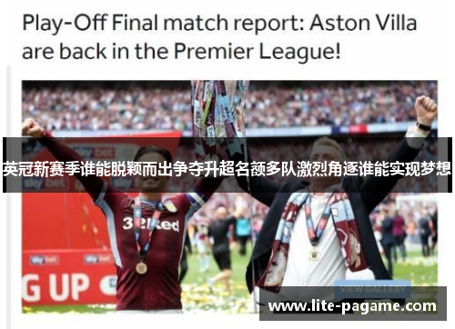 英冠新赛季谁能脱颖而出争夺升超名额多队激烈角逐谁能实现梦想